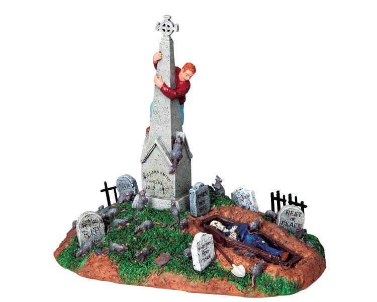 lemax-rat-attack-figurine-miniature-spooky-town image 1