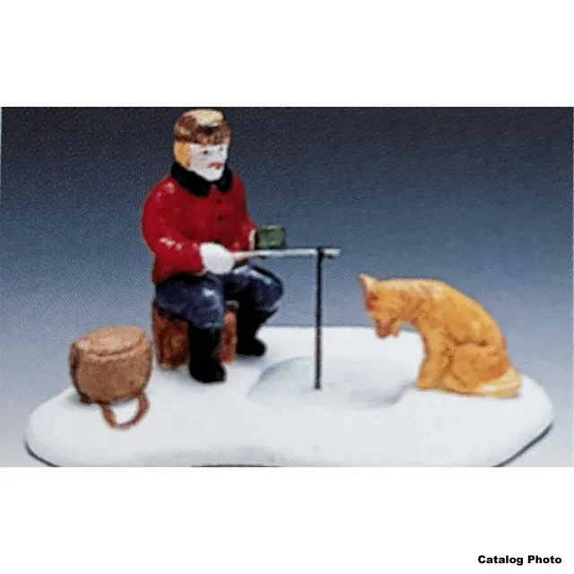 lemax-ice-fishing-figurine-p-che-sur-glace-miniature image 1