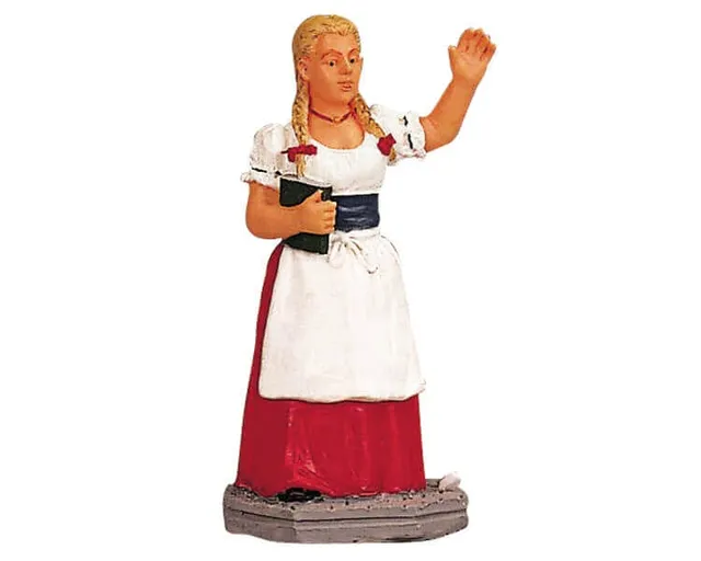 lemax-danish-restaurant-hostess-figurine-miniature image 1