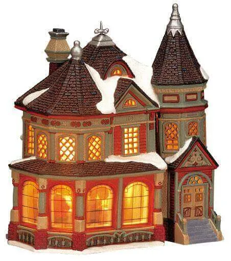 lemax-crockett-family-home-maison-miniature-village image 1