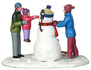 lemax-her-first-snowman-figurine-miniature-enfant-et-bonhomme-de-neige image 3