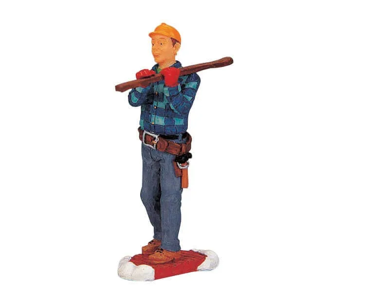 lemax-carpenter-figurine-artisan-charpentier-miniature image 1