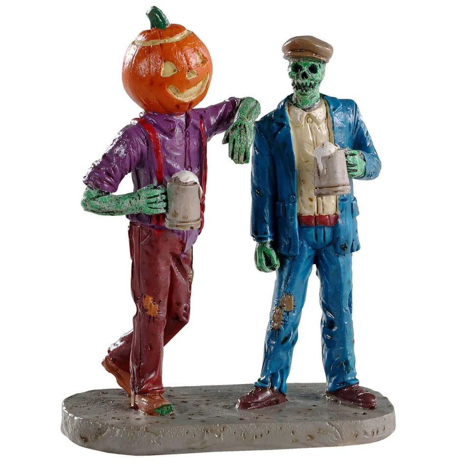 lemax-jolly-jack-spooky-town-figurine-duo-sinistre-halloween image 1
