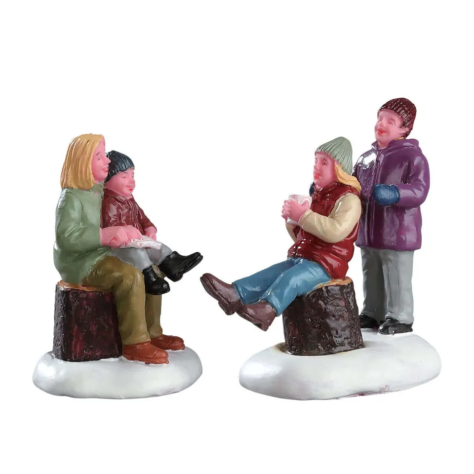 lemax-general-products-quality-time-with-mom-set-de-2-figurines-miniature image 1
