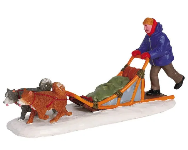 lemax-musher-figurine-attelage-chiens-miniature image 1
