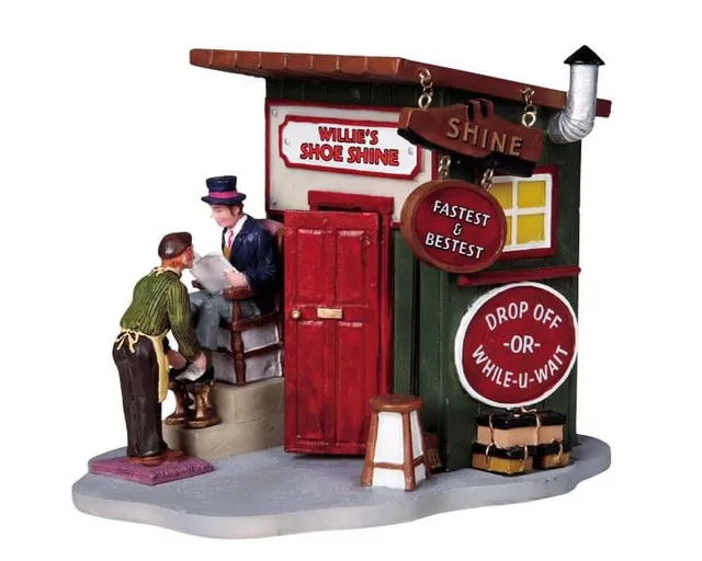 lemax-willie-s-shineshack-cabane-miniature-artisanale-de-collection image 1