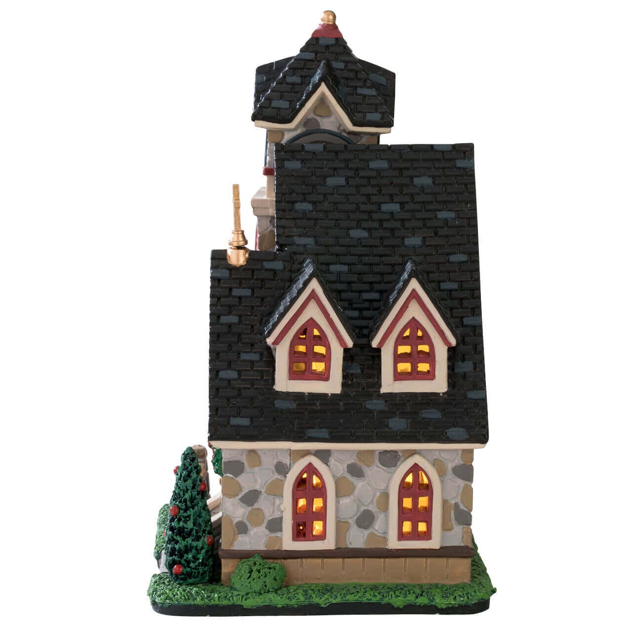 lemax-grace-community-church-glise-lumineuse-village-de-no-l image 2