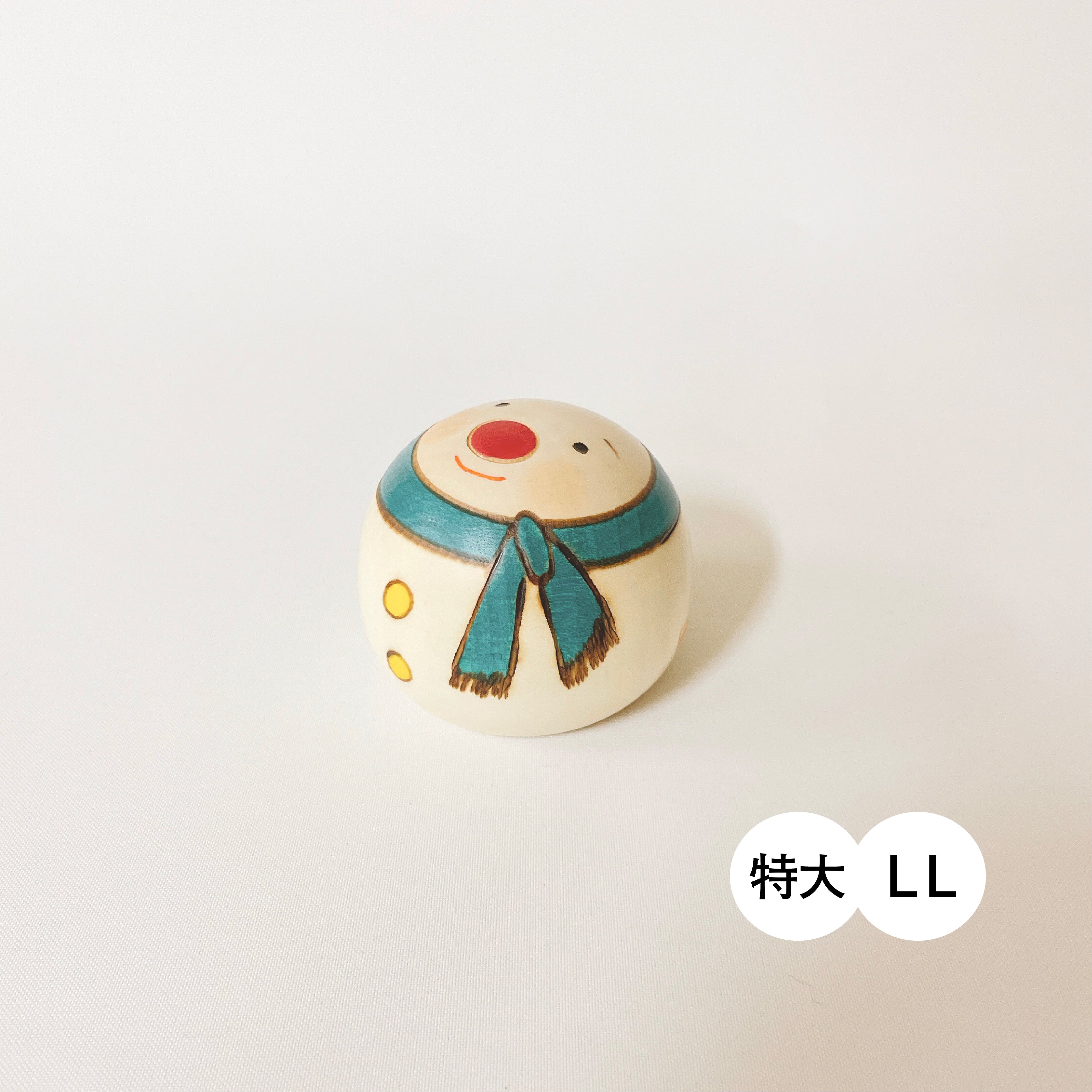 usaburo-kokeshi-bonhomme-de-neige-rond-figurine-artisanale-no-l image 7