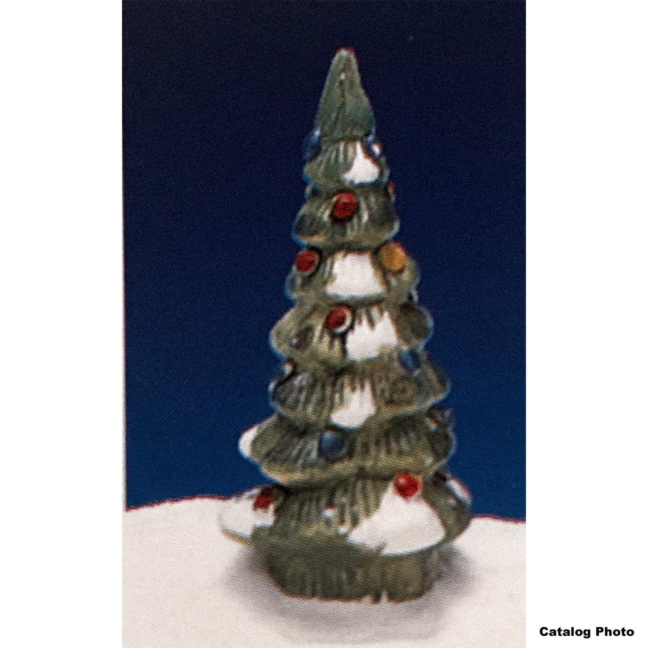 lemax-4-inch-tree-mini-sapin-vert-10-cm-pour-village-de-no-l image 1