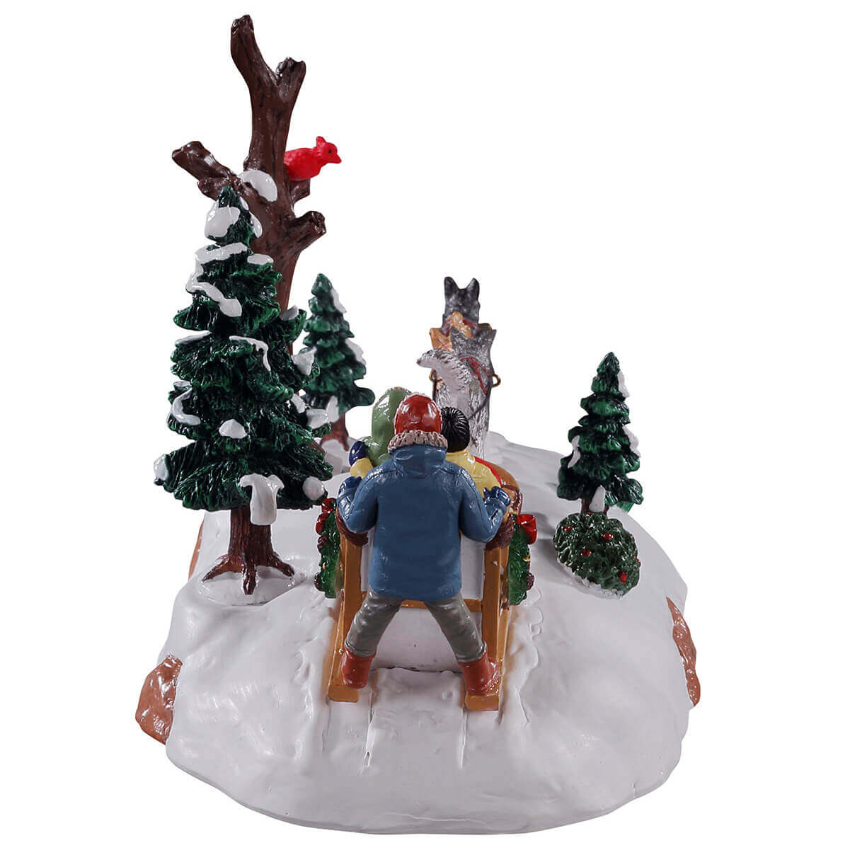 lemax-dog-sledding-afternoon-figurine-tra-neau-huskies-vail-village image 2
