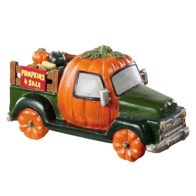 lemax-pumpkin-truck-camion-citrouilles-miniature-spooky-town image 1