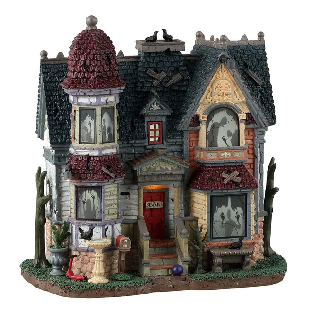 lemax-the-house-of-shadows-maison-hant-e-lumineuse-spooky-town image 1
