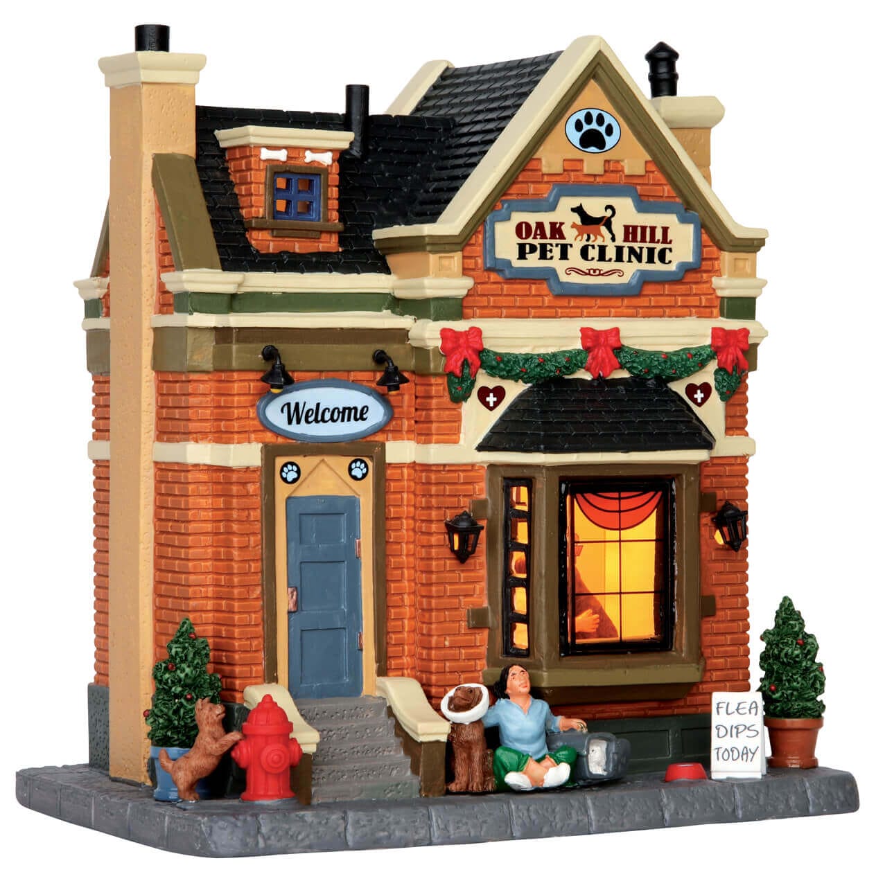 lemax-pet-office-b-timent-miniature-bureau-v-t-rinaire image 1