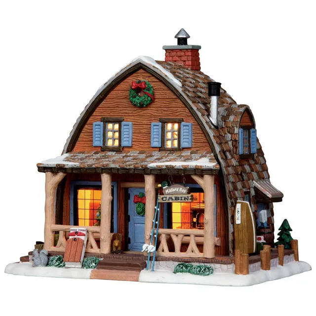 lemax-mallard-bay-cabin-cabane-miniature-de-collection image 1