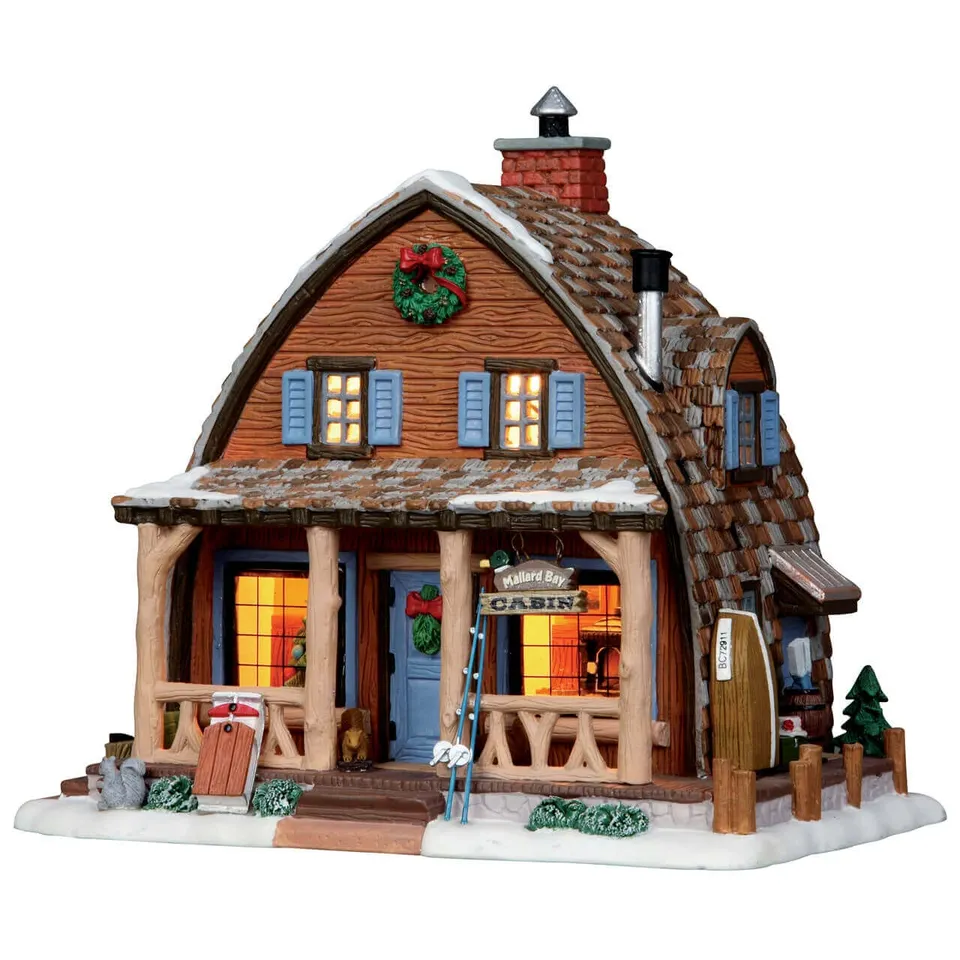 lemax-mallard-bay-cabin-cabane-miniature-de-collection image 1