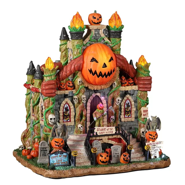 lemax-crypt-of-the-lost-pumpkin-souls-ch-teau-halloween-lumineux image 1