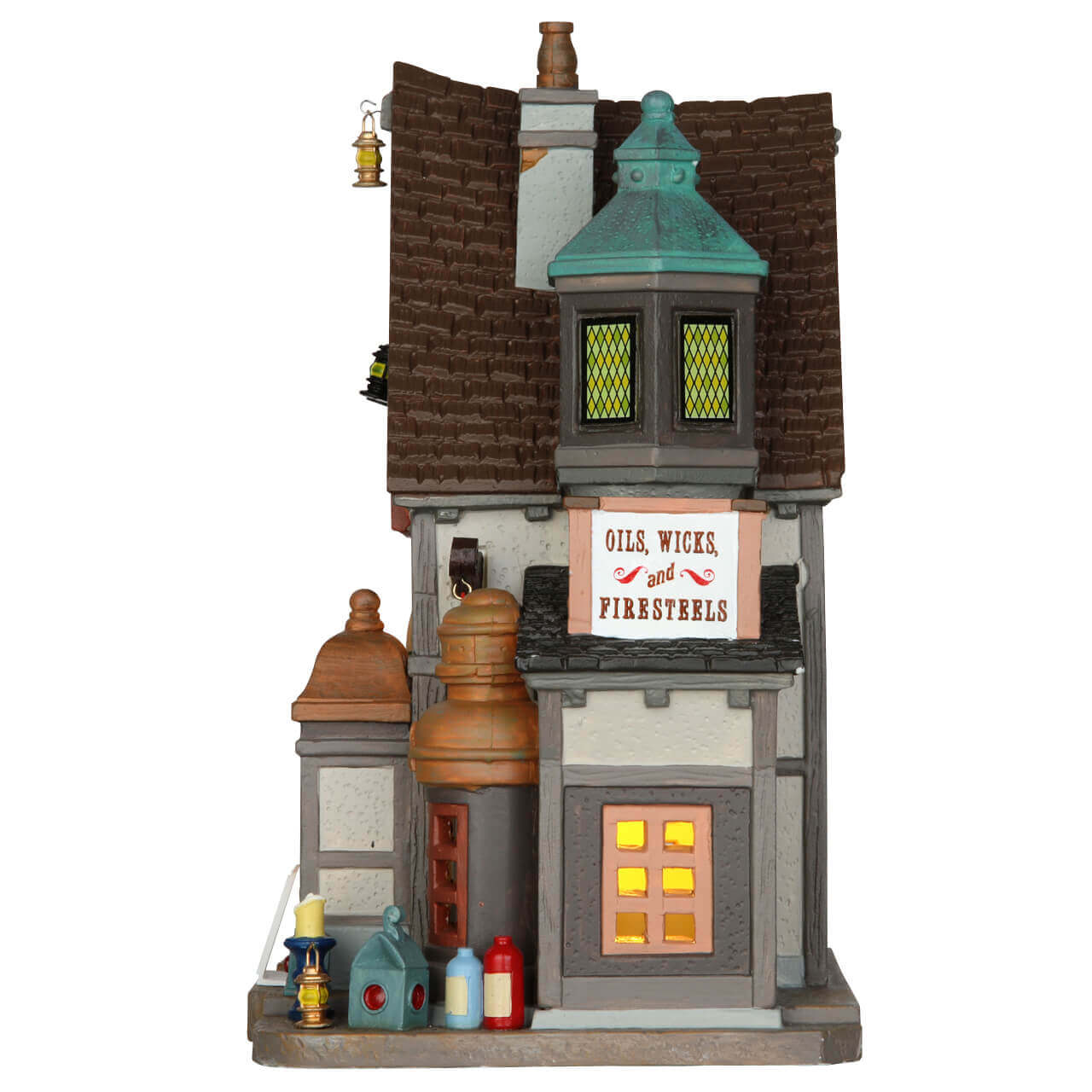 lemax-the-copper-lantern-b-timent-miniature-lumineux image 4