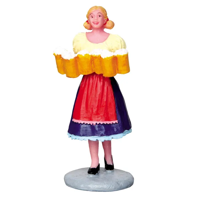 lemax-brew-maid-figurine-serveuse-de-bi-re-miniature image 1