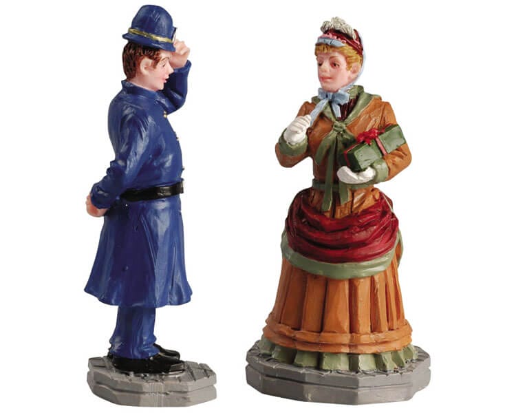 lemax-evening-ma-am-figurine-miniature-de-collection-pour-village image 1