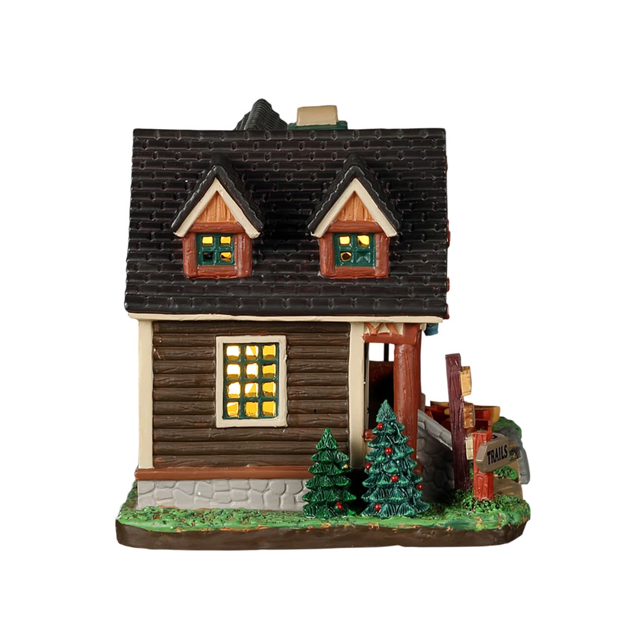 lemax-elk-lake-lodge-chalet-en-rondins-miniature-vail-village image 2