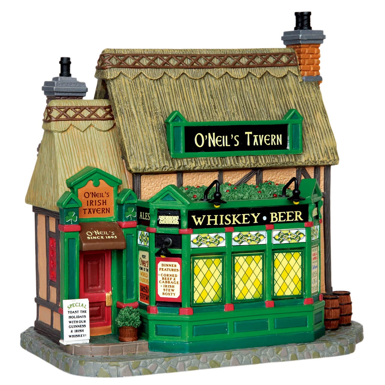 lemax-o-neil-s-irish-tavern-b-timent-miniature-de-collection image 1