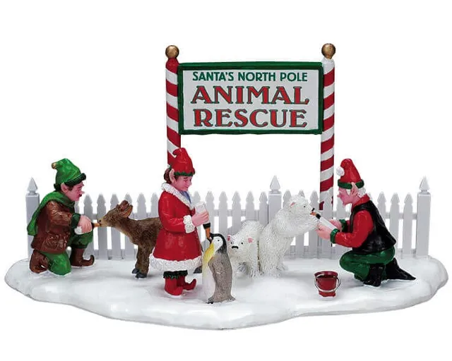 lemax-santa-s-animal-rescue-p-re-no-l-sauvetage-animaux image 1