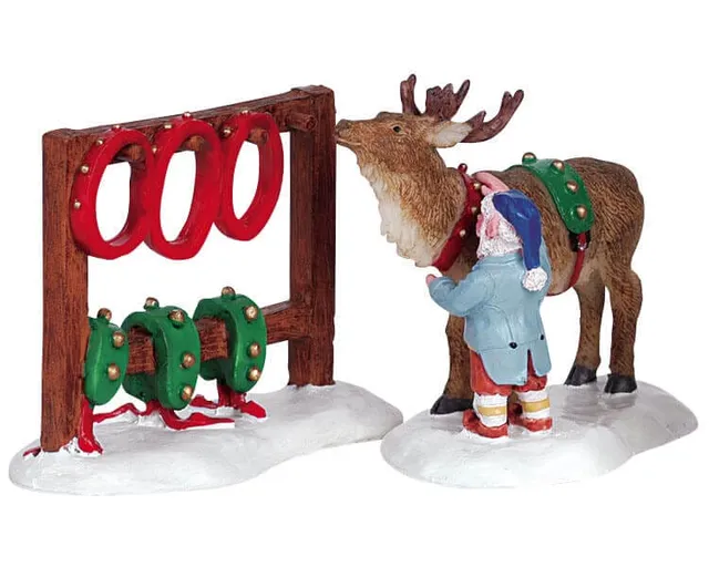 lemax-readying-reindeer-figurine-miniature-renne-de-no-l image 1