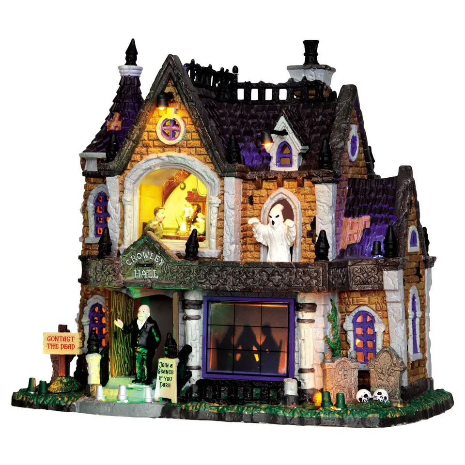 lemax-crowley-hall-b-timent-lumineux-anim-spooky-town image 1