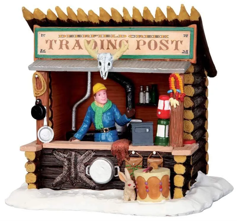 lemax-deerfield-creek-trading-post-miniature-de-collection-vail-village image 1