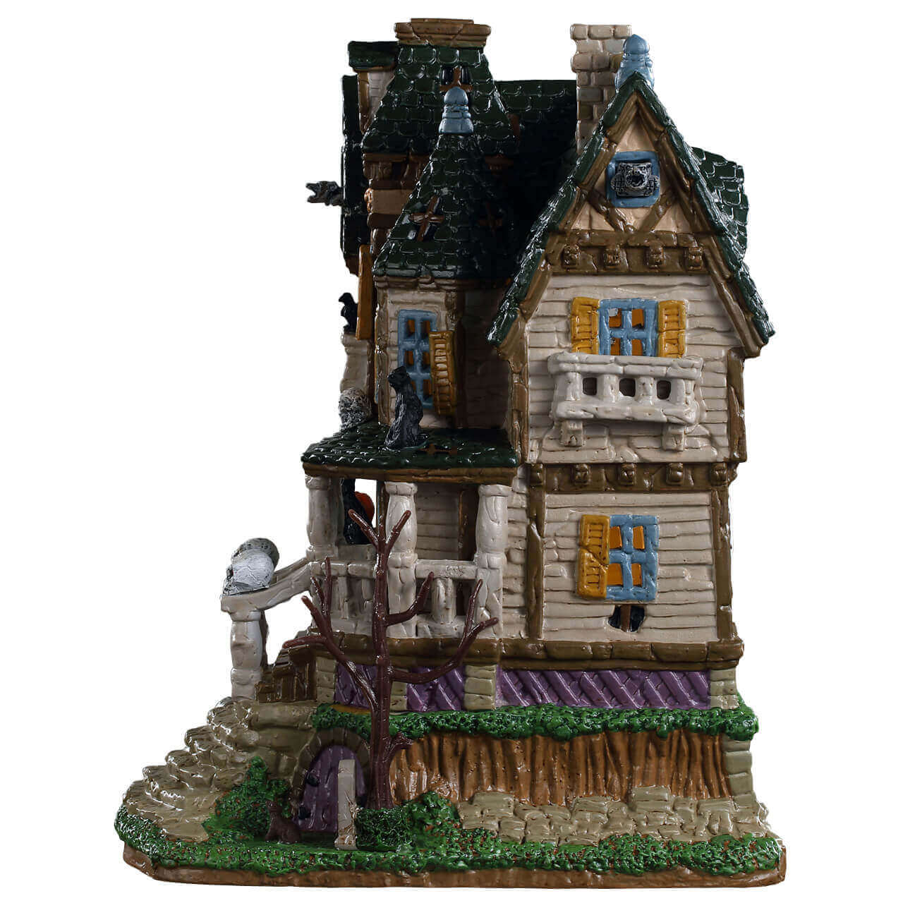 lemax-the-haunted-knoll-maison-hant-e-miniature-spooky-town image 2