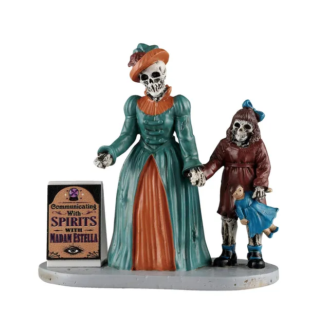 lemax-seance-vendor-figurine-m-diums-spooky-town image 1