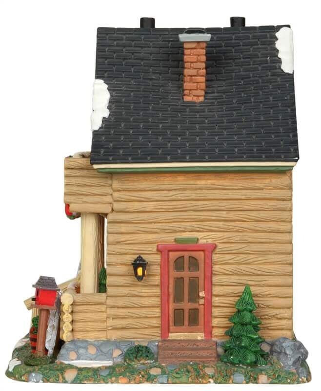 lemax-hidden-hills-cabin-cabane-miniature-de-village-de-no-l image 2