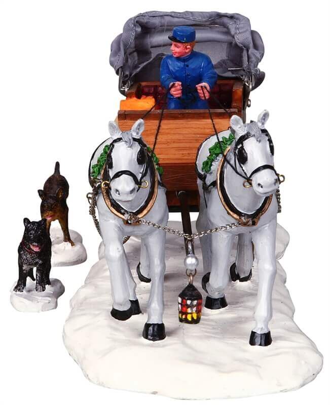 lemax-mail-carriage-figurine-cal-che-postale-village-miniature image 3