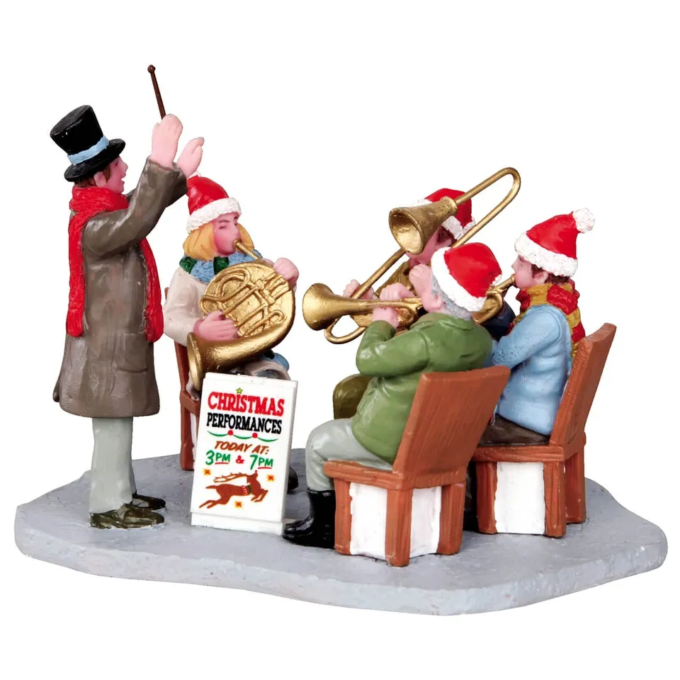 lemax-gazebo-band-sc-ne-orchestre-kiosque-village image 1