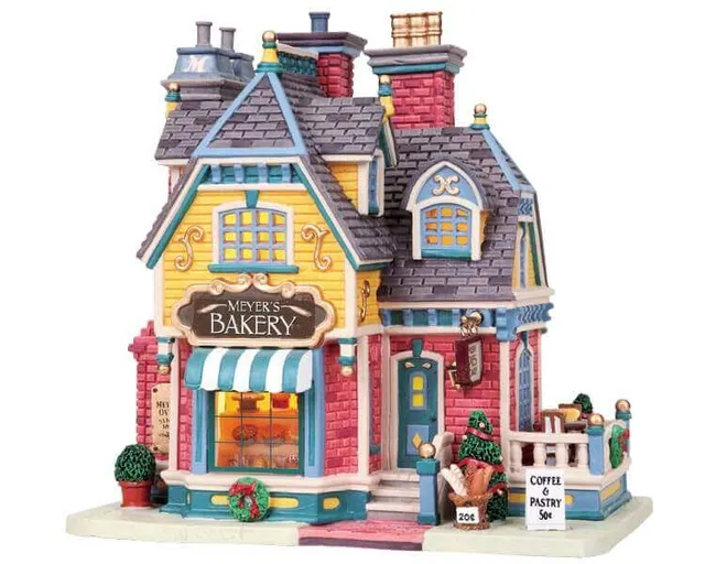 lemax-meyer-s-bakery-b-timent-miniature-boulangerie-de-village image 1