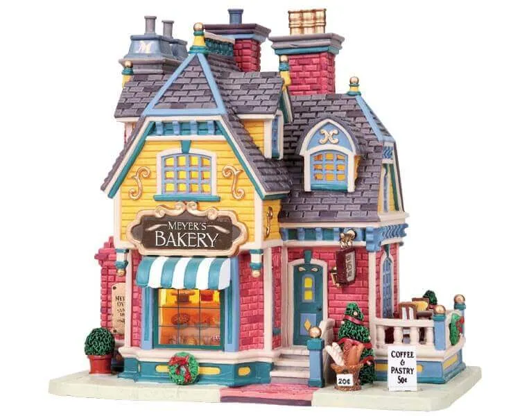 lemax-meyer-s-bakery-b-timent-miniature-boulangerie-de-village image 1