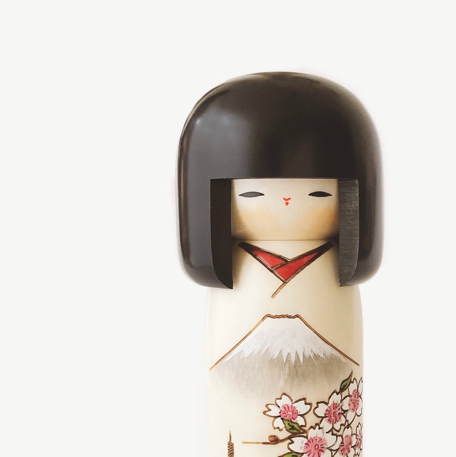 usaburo-kokeshi-mt-fuji-figurine-kokeshi-artisanale image 2