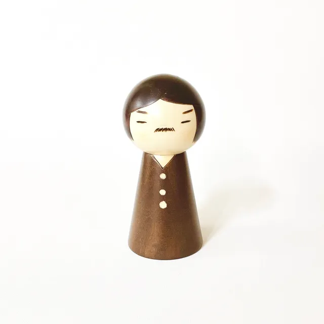 usaburo-kokeshi-papa-san-father-figurine-artisanale-11-5-cm-mizuki image 1