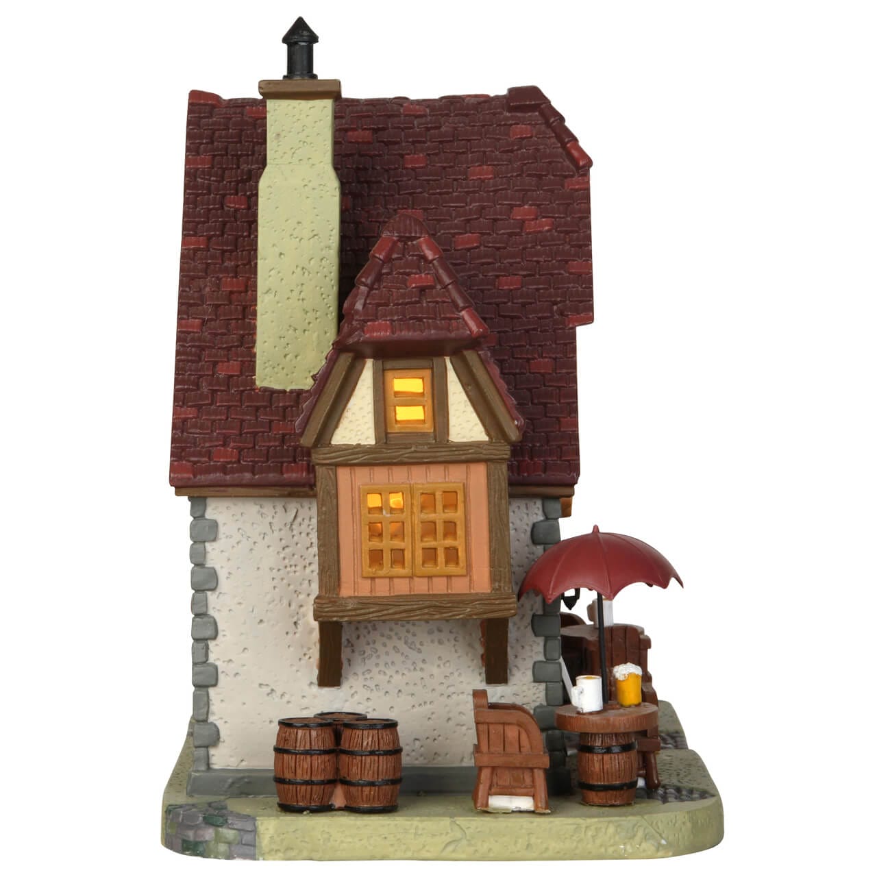 lemax-stein-haus-pub-maison-miniature-illumin-e-pub-bavarois image 3