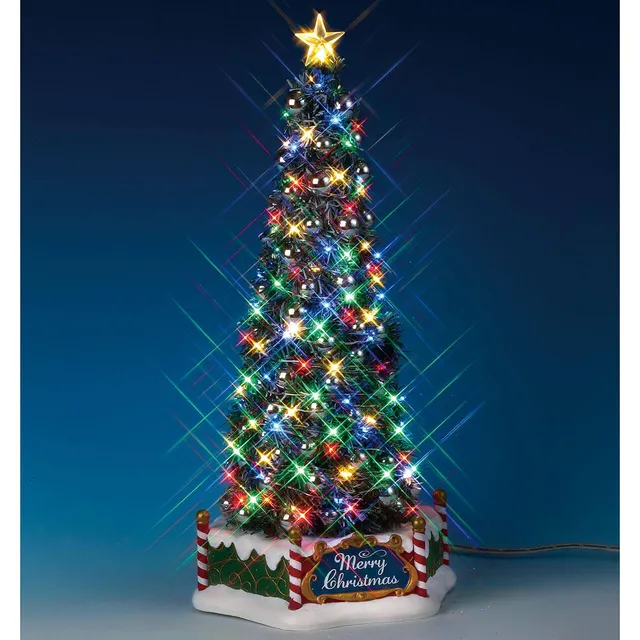 lemax-new-majestic-christmas-tree-sapin-miniature-lumineux-de-collection image 1