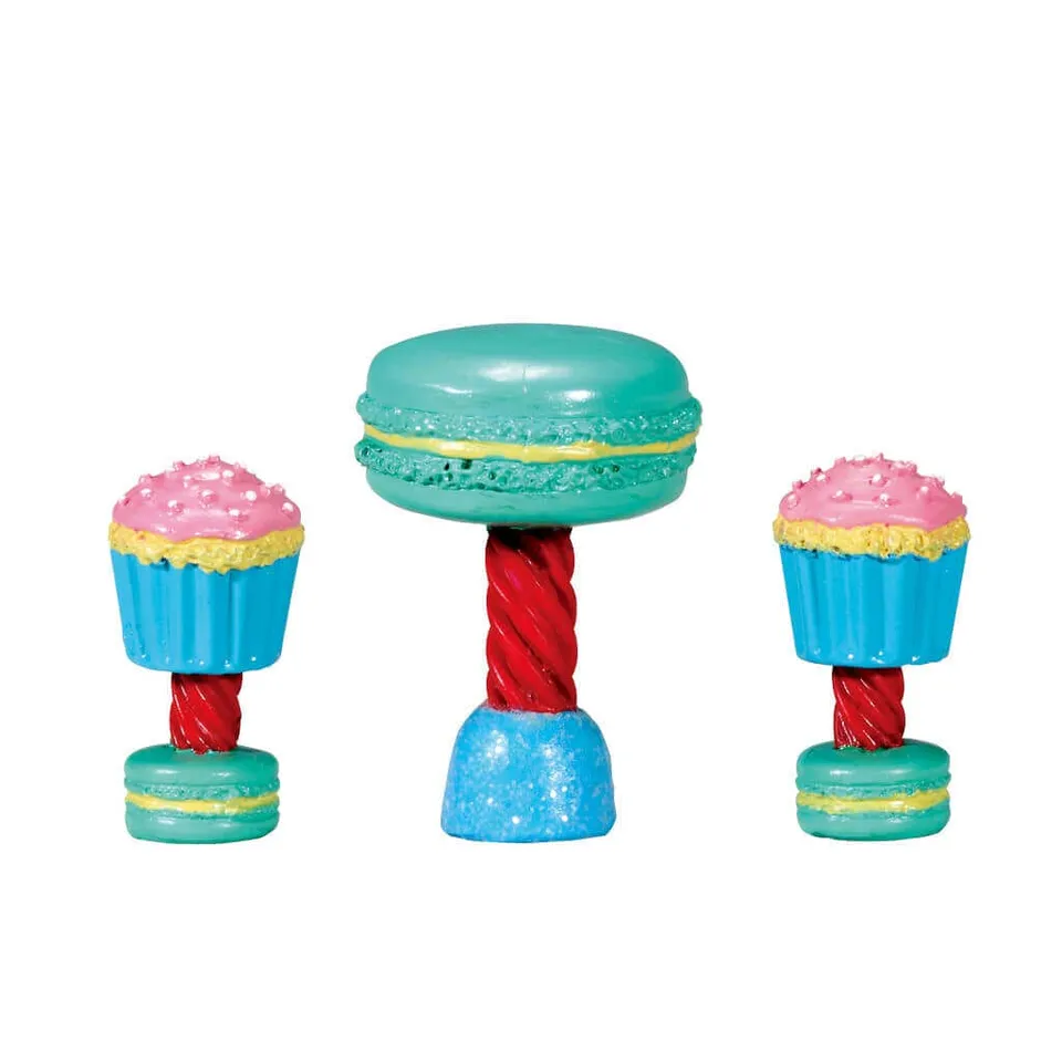 lemax-dessert-table-set-set-of-3-accessoire-miniature-sugar-n-spice image 1