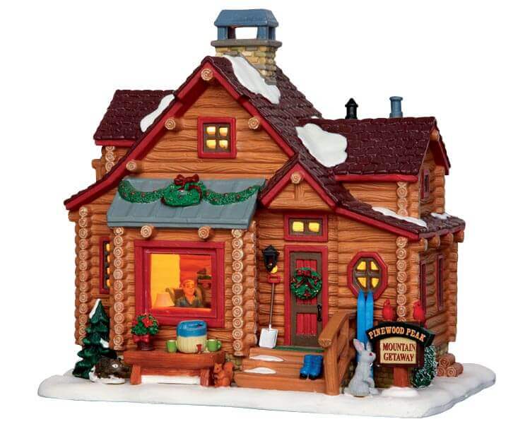 lemax-pinewood-peak-mountain-getaway-chalet-montagne-miniature image 1