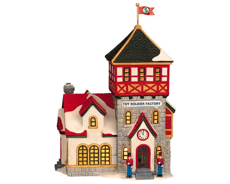 lemax-toy-soldier-factory-b-timent-miniature-lumineux image 1