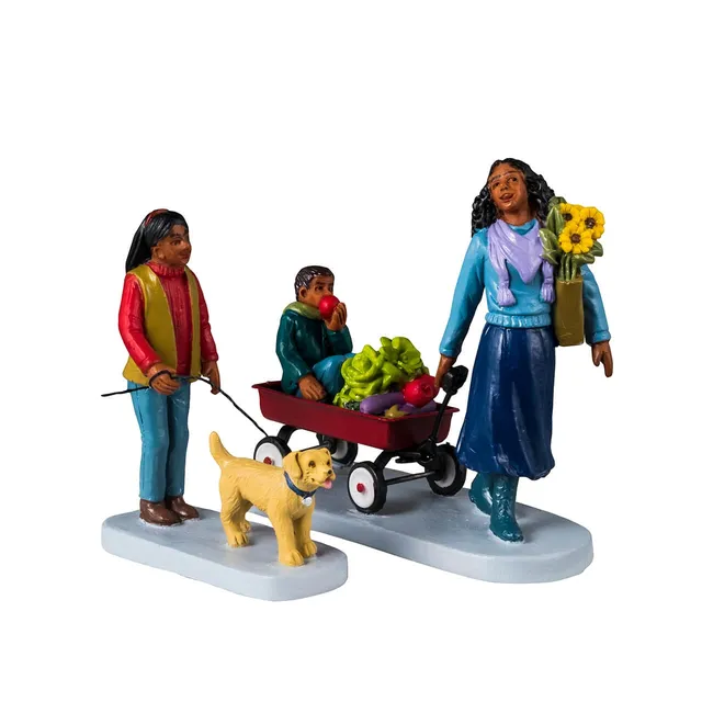 lemax-farmer-s-market-saturday-d-cor-village-miniature-harvest-crossing image 1