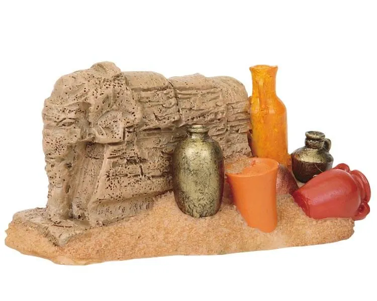 lemax-egyptian-urns-lot-urnes-gyptiennes-spooky-town image 1