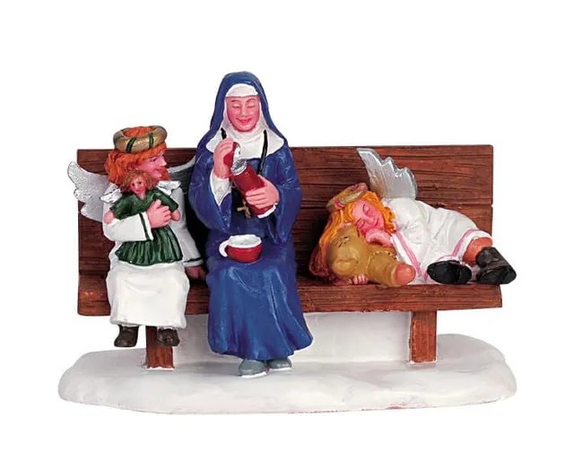 lemax-heavenly-hot-cocoa-break-figurine-miniature-chocolat-chaud image 1