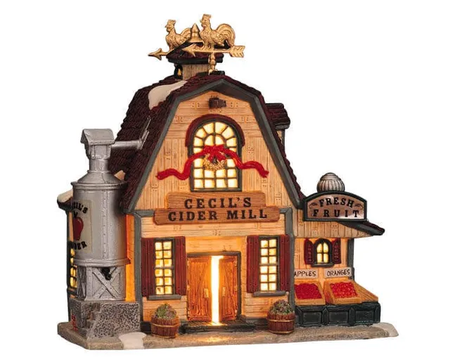 lemax-cecil-s-cider-mill-b-timent-miniature-de-village-de-collection image 1
