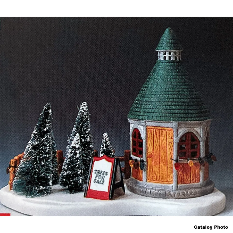 lemax-tree-lot-d-cor-sapins-miniature-village image 1