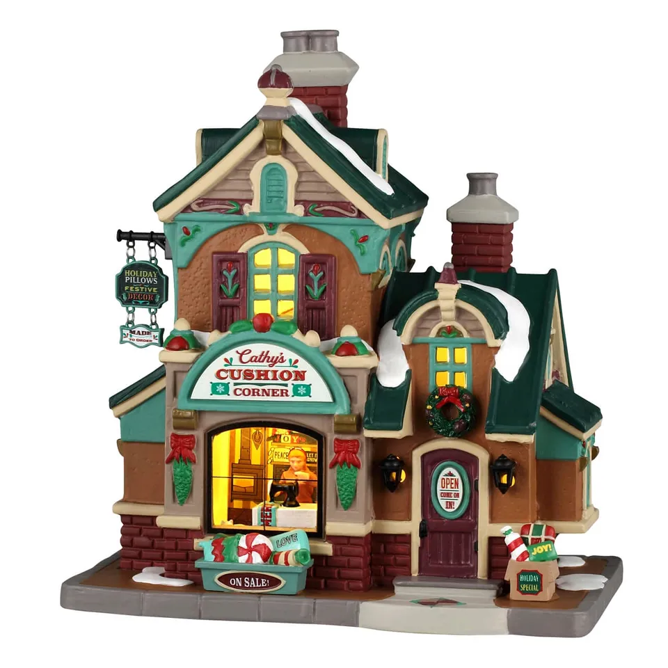 lemax-cathy-s-cushion-corner-boutique-miniature-caddington image 1