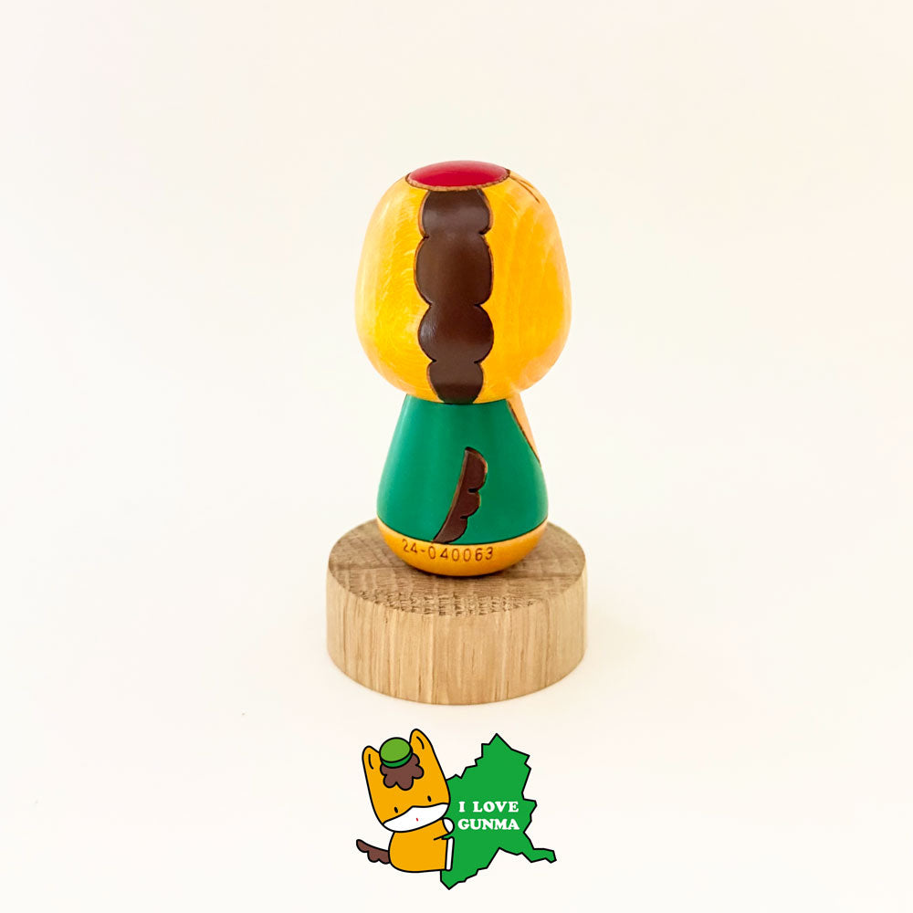 usaburo-kokeshi-gunma-chan-gilet-figurine-r-gionale-85-mm image 3